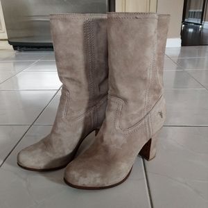 Frye Mid calf suede boots